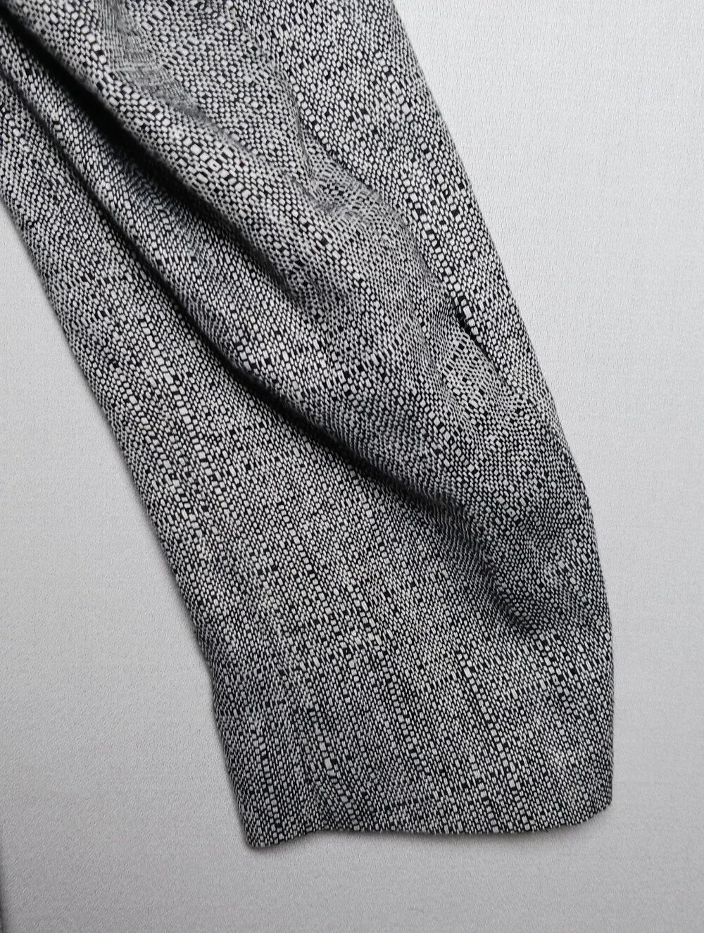 Vintage Jordache Penn Mens Linen Blend Blazer 46R Salt Pepper Tweed Deadstock